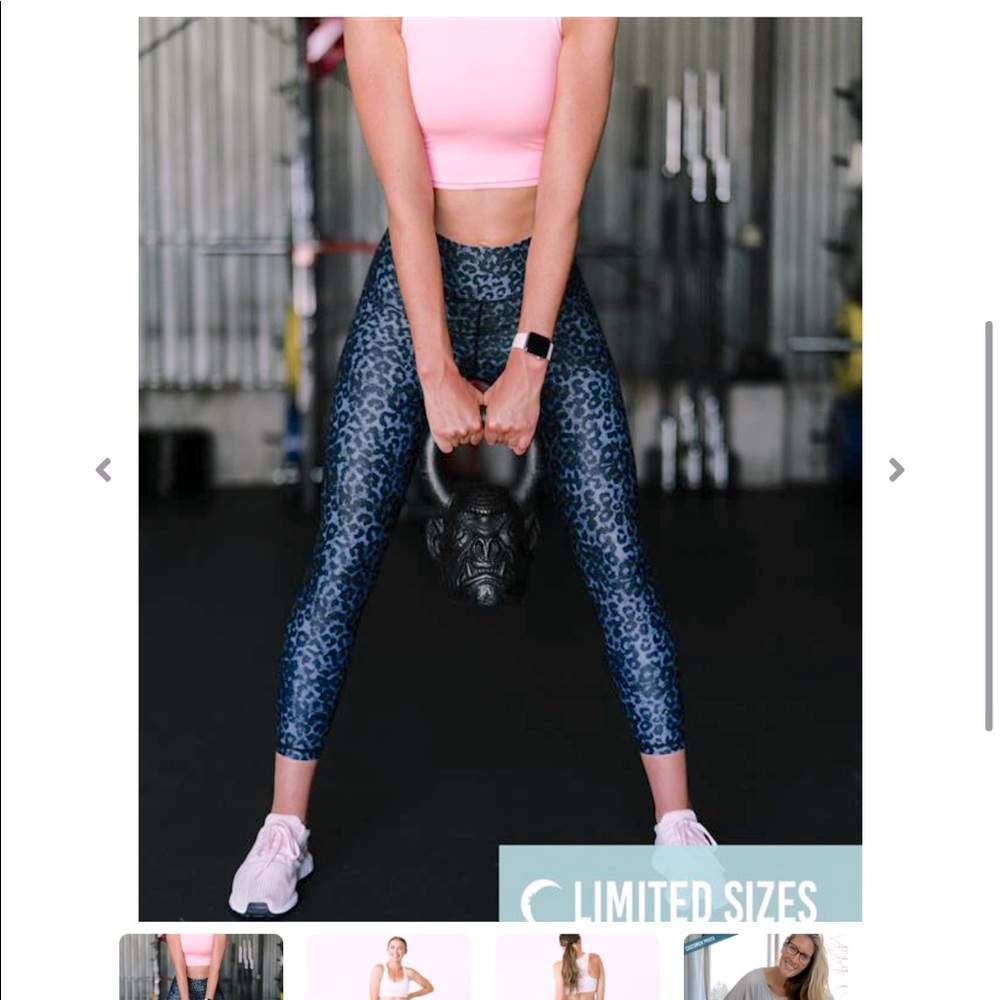 Stone Leopard Scrunchy Light n Luxe 7/8 leggings